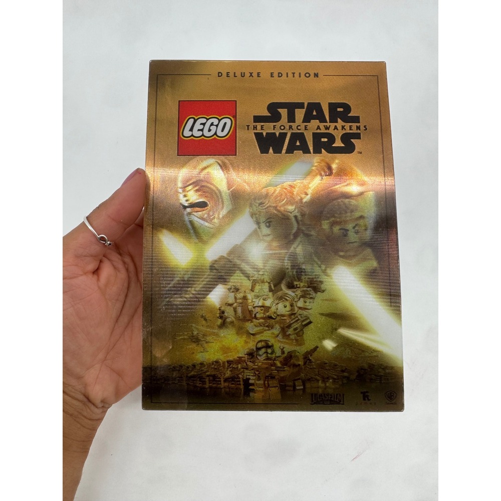 LEGO Star Wars The Force Awakens Deluxe Edition Gold Lenticular Slipcover Only